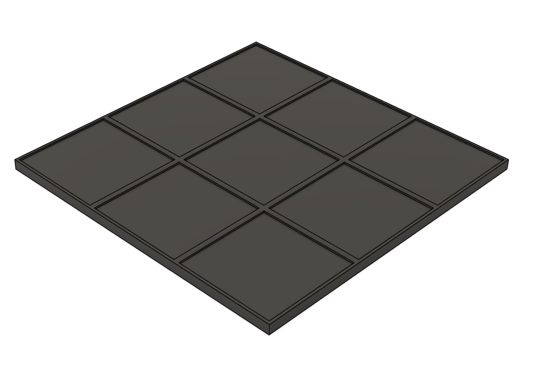 Chess Board Base Set 2.5" (64mm) (Commercial)