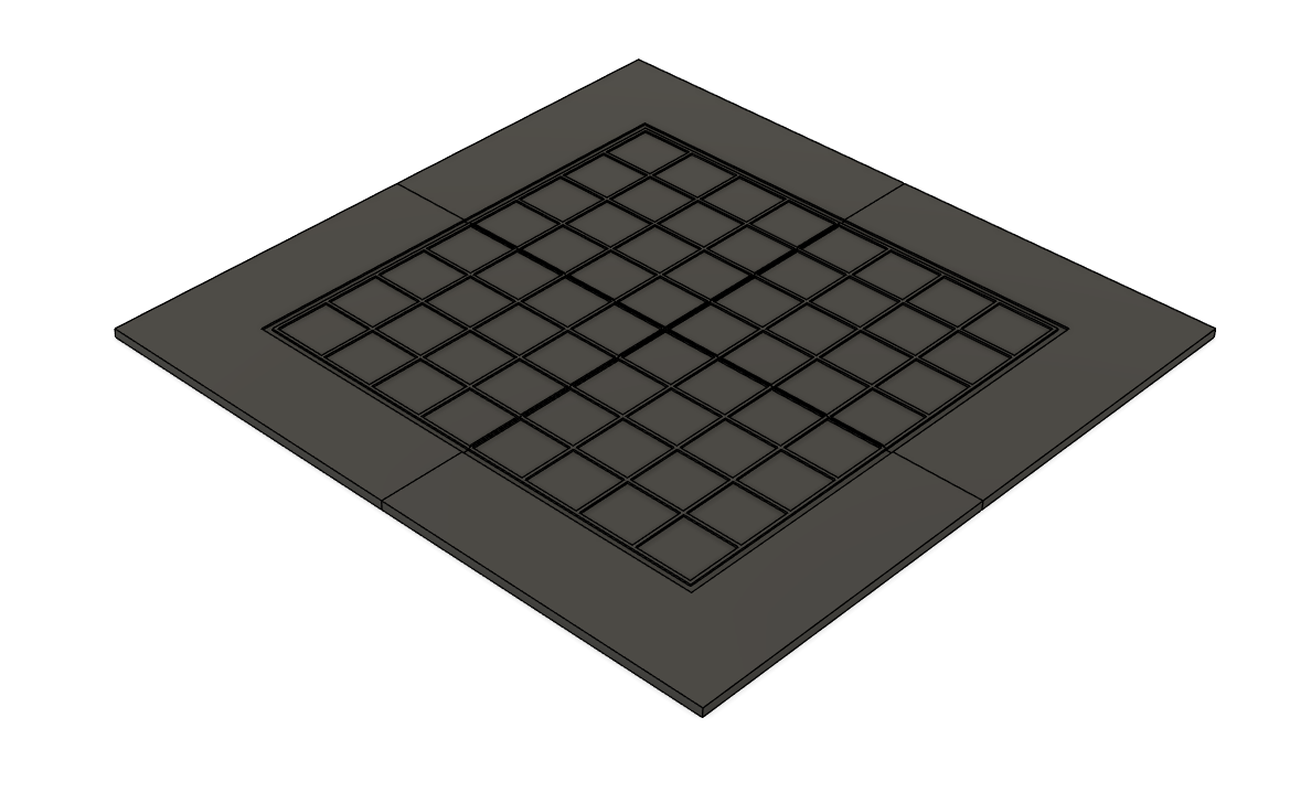 Chess Board Base Set 1.33" (34mm) (Commercial)