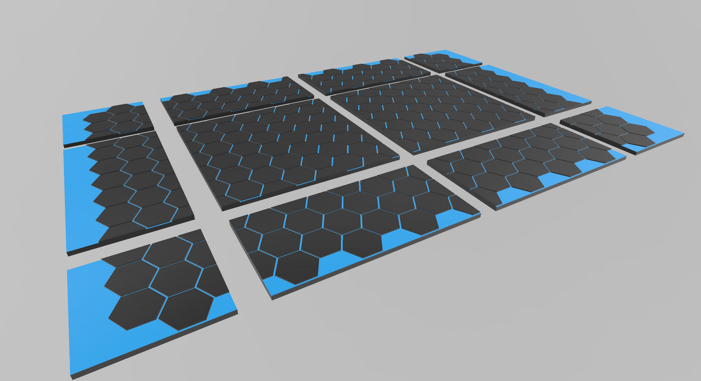 StageTop Hex Tiles (Battletech Sized) Non-Commercial