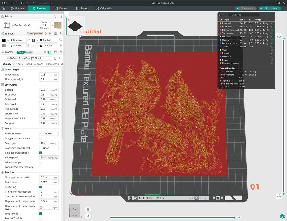 Old workflow: empty slicer with separate STLs to load